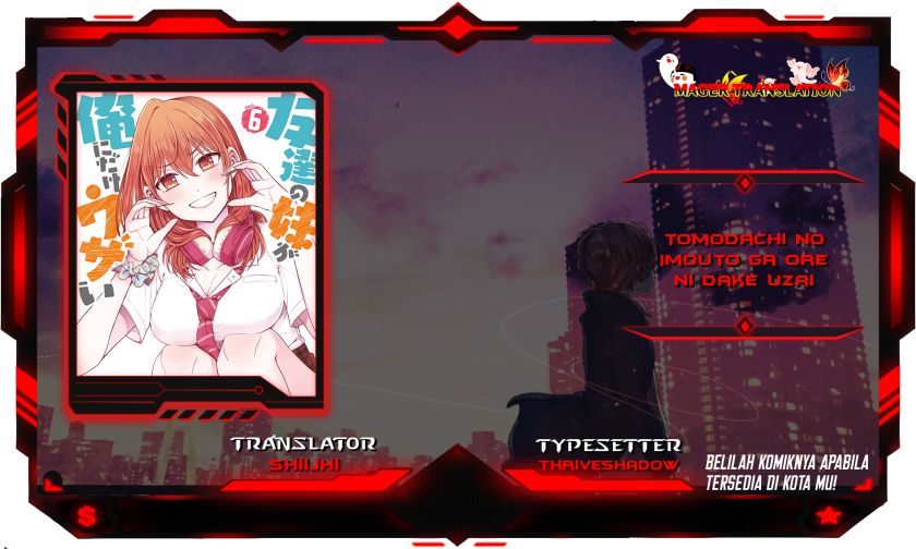 Tomodachi no Imouto ga Ore ni Dake Uzai Chapter 28 Bahasa Indonesia